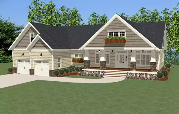 image of cottage house plan 6123